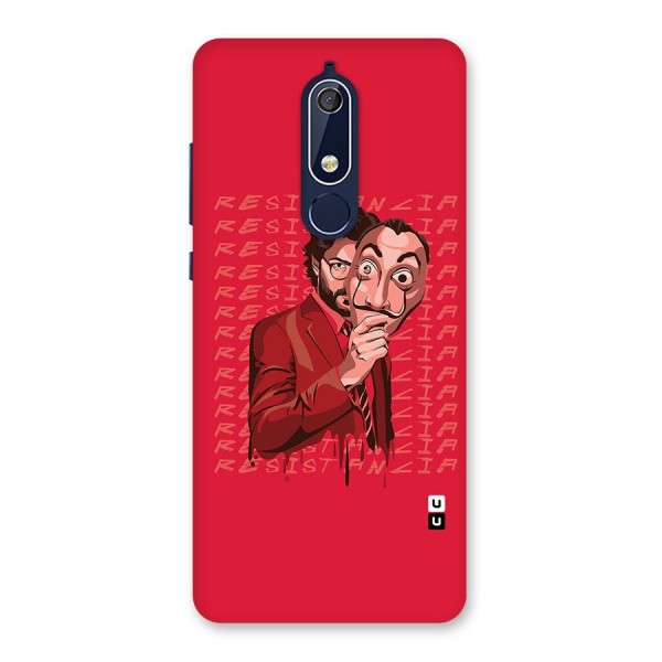 Resistancia Professor Art Back Case for Nokia 5.1