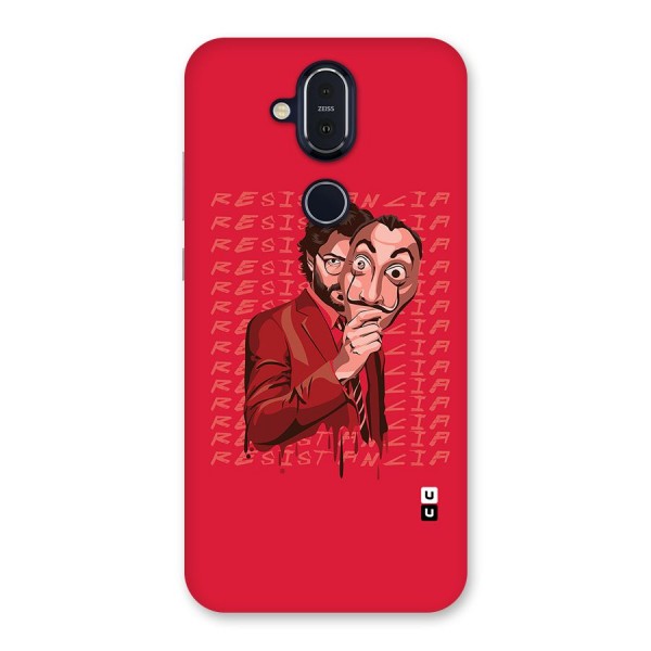 Resistancia Professor Art Back Case for Nokia 8.1