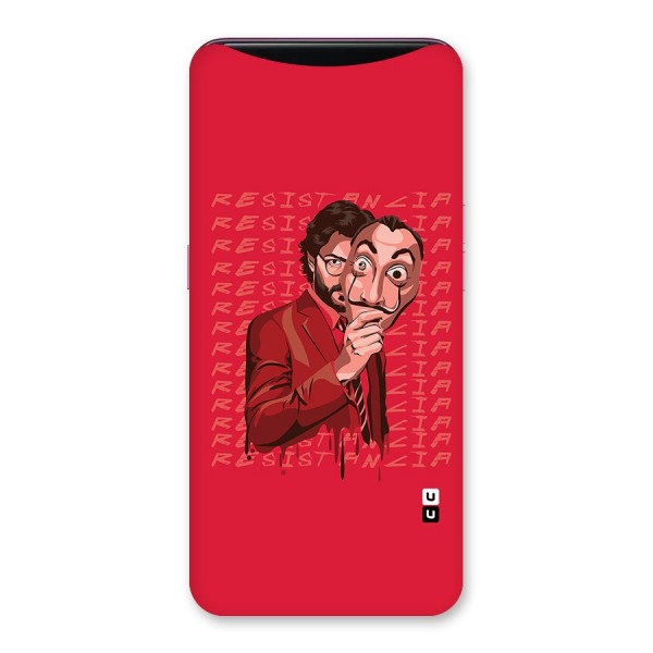 Resistancia Professor Art Back Case for Oppo Find X