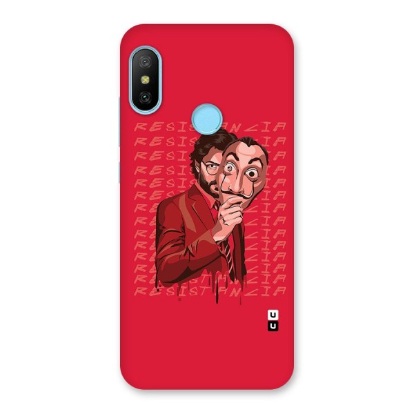 Resistancia Professor Art Back Case for Redmi 6 Pro