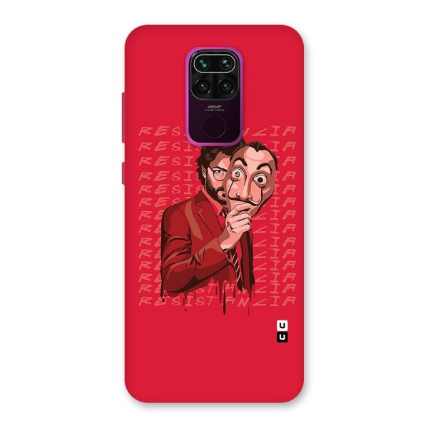 Resistancia Professor Art Back Case for Redmi Note 9