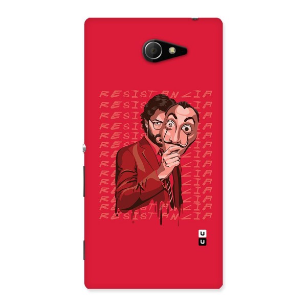 Resistancia Professor Art Back Case for Sony Xperia M2