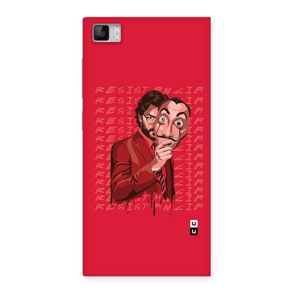 Resistancia Professor Art Back Case for Xiaomi Mi3