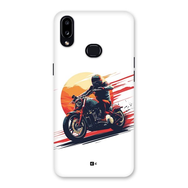 Retro Biker Back Case for Galaxy A10s