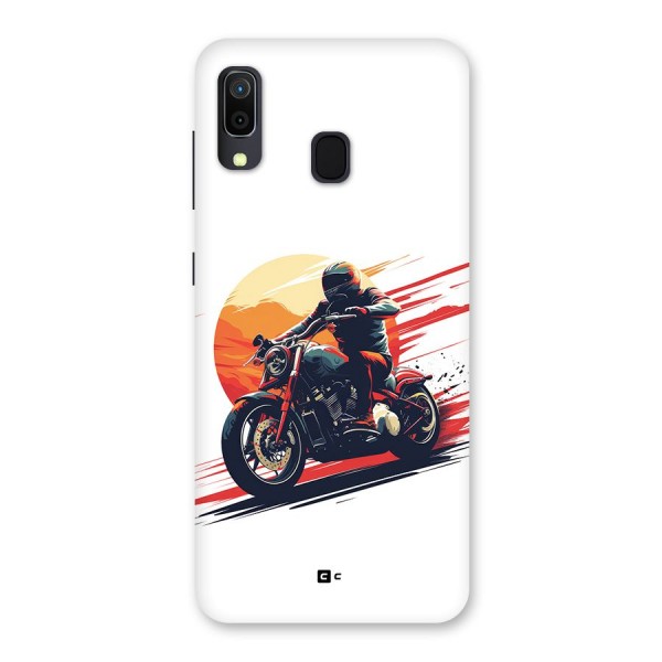 Retro Biker Back Case for Galaxy A30