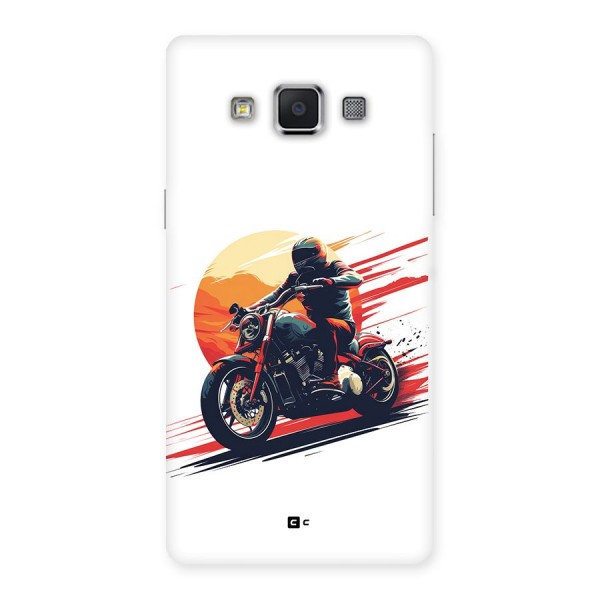 Retro Biker Back Case for Galaxy A5