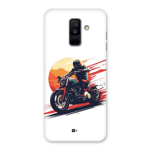 Retro Biker Back Case for Galaxy A6 Plus