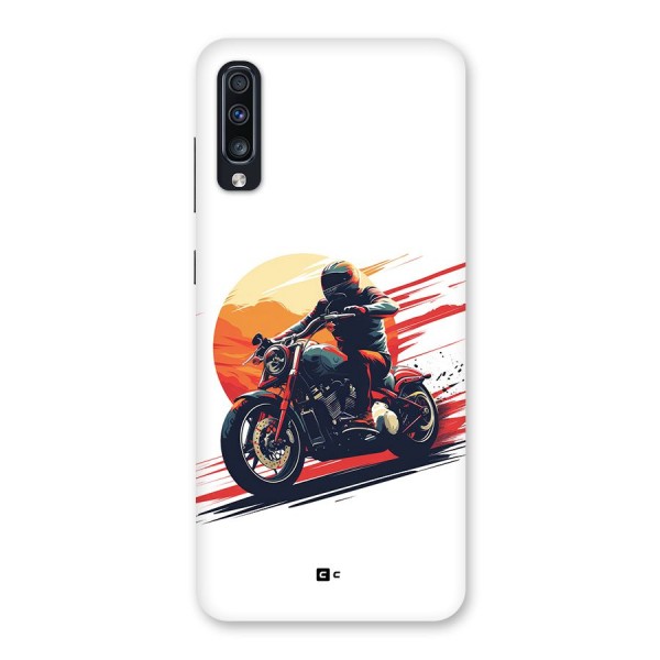 Retro Biker Back Case for Galaxy A70