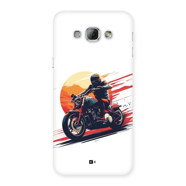 Retro Biker Back Case for Galaxy A8