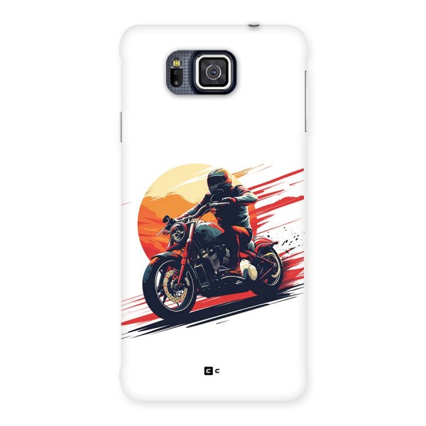 Retro Biker Back Case for Galaxy Alpha