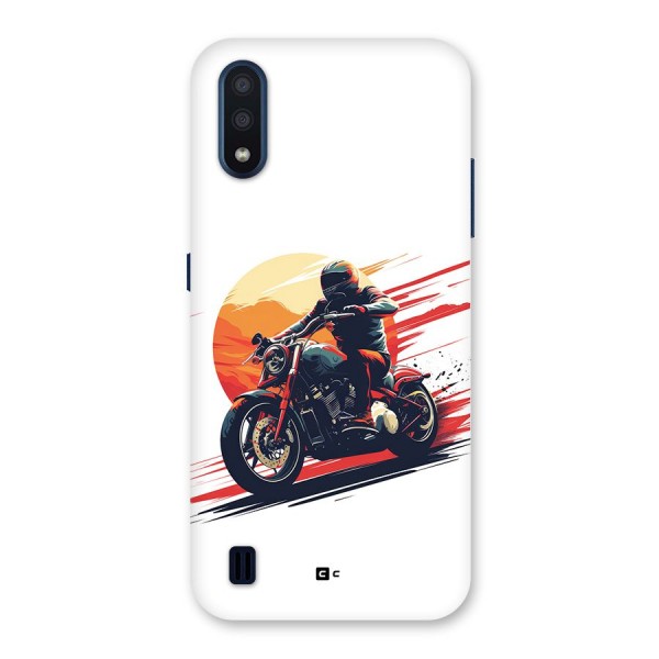 Retro Biker Back Case for Galaxy M01