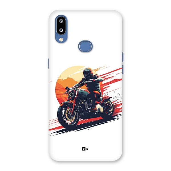 Retro Biker Back Case for Galaxy M01s