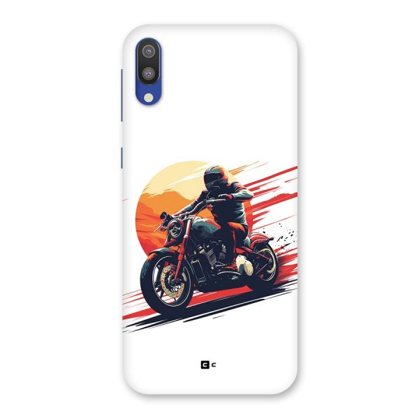 Retro Biker Back Case for Galaxy M10