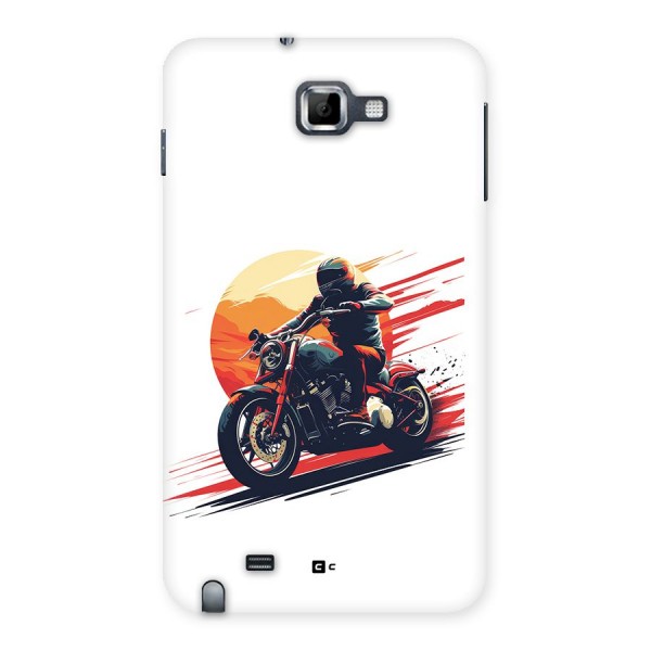 Retro Biker Back Case for Galaxy Note