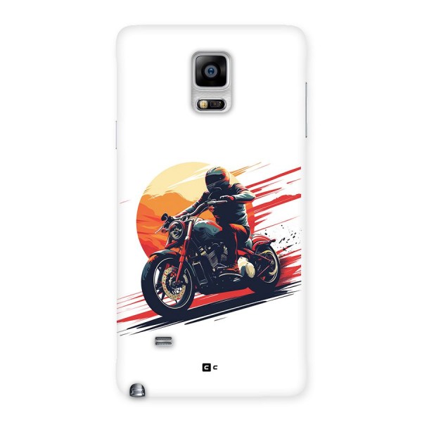 Retro Biker Back Case for Galaxy Note 4