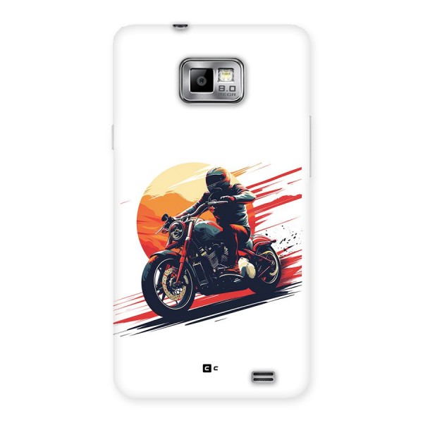 Retro Biker Back Case for Galaxy S2