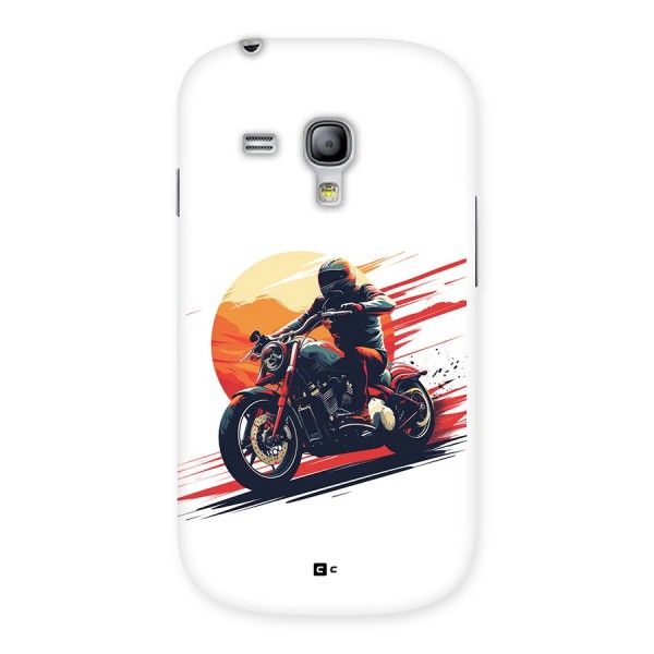 Retro Biker Back Case for Galaxy S3 Mini