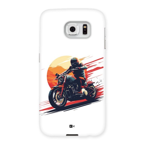 Retro Biker Back Case for Galaxy S6