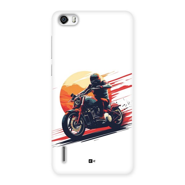 Retro Biker Back Case for Honor 6