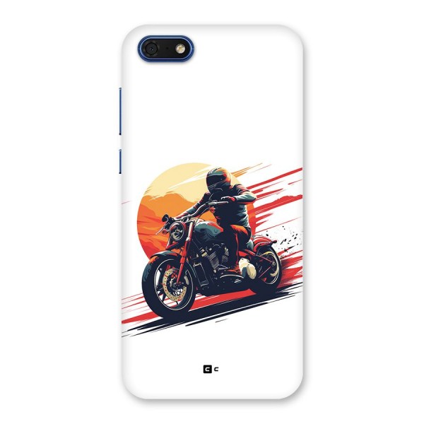 Retro Biker Back Case for Honor 7s