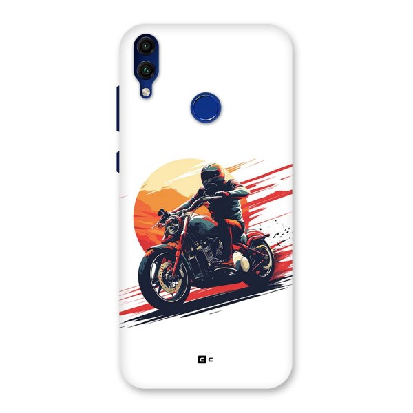 Retro Biker Back Case for Honor 8C