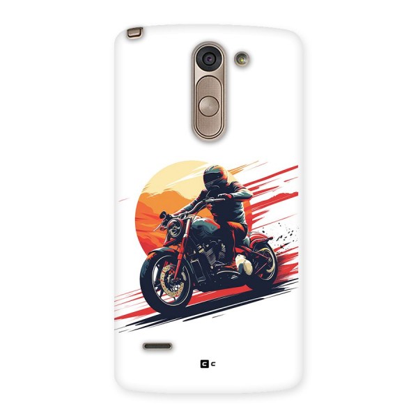 Retro Biker Back Case for LG G3 Stylus