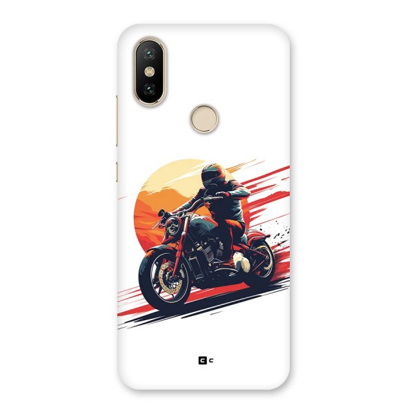 Retro Biker Back Case for Mi A2