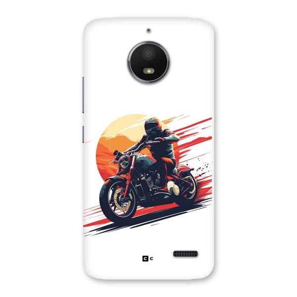 Retro Biker Back Case for Moto E4