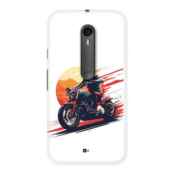 Retro Biker Back Case for Moto G3