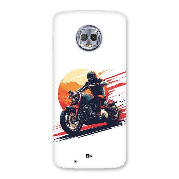 Retro Biker Back Case for Moto G6