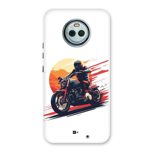 Retro Biker Back Case for Moto X4