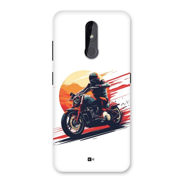 Retro Biker Back Case for Nokia 3.2