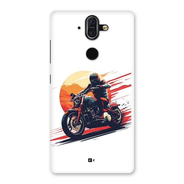 Retro Biker Back Case for Nokia 8 Sirocco