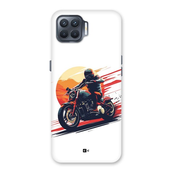 Retro Biker Back Case for Oppo F17 Pro