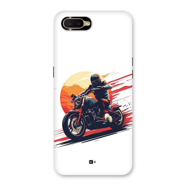 Retro Biker Back Case for Oppo K1