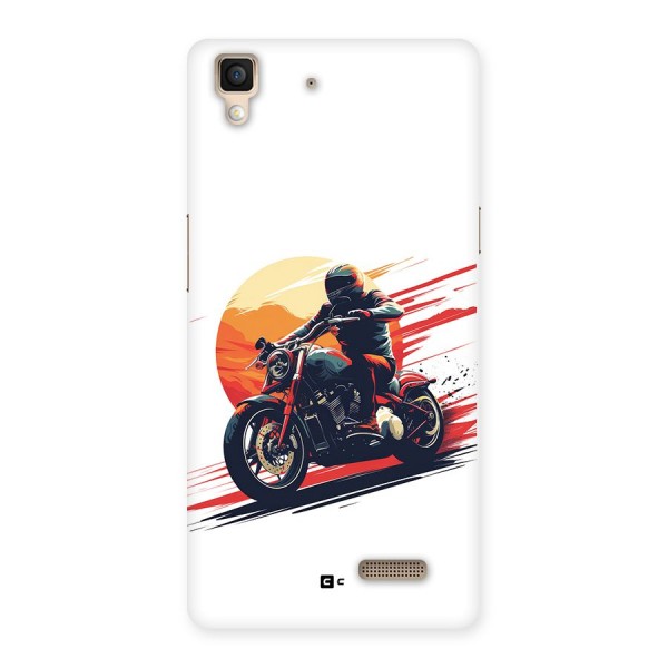 Retro Biker Back Case for Oppo R7