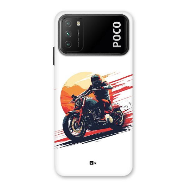 Retro Biker Back Case for Poco M3