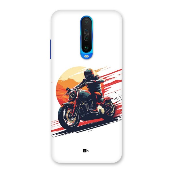 Retro Biker Back Case for Poco X2