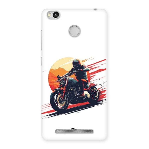 Retro Biker Back Case for Redmi 3S Prime