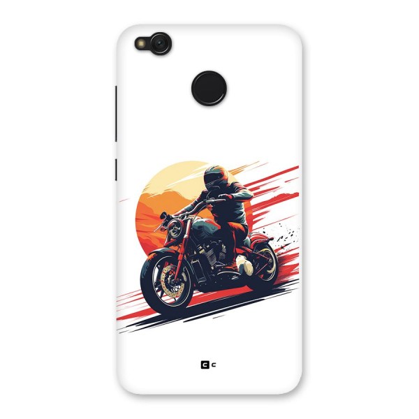 Retro Biker Back Case for Redmi 4