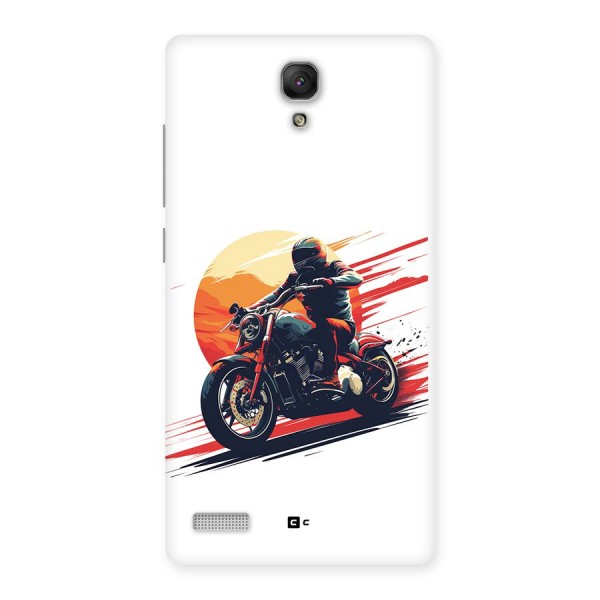 Retro Biker Back Case for Redmi Note