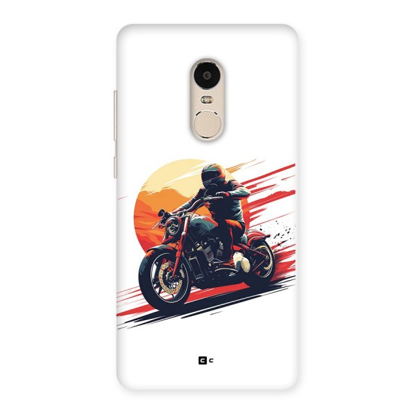 Retro Biker Back Case for Redmi Note 4