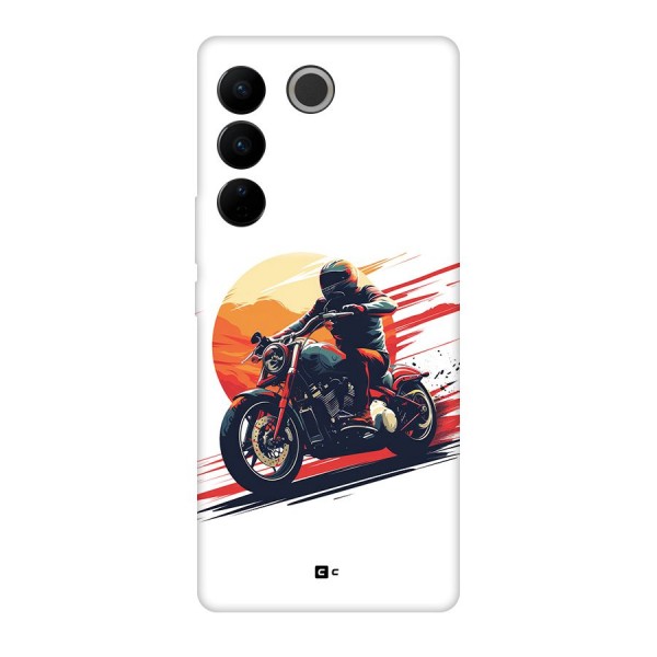 Retro Biker Back Case for Vivo V27