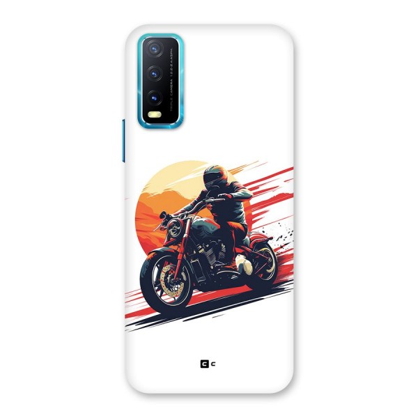 Retro Biker Back Case for Vivo Y12s