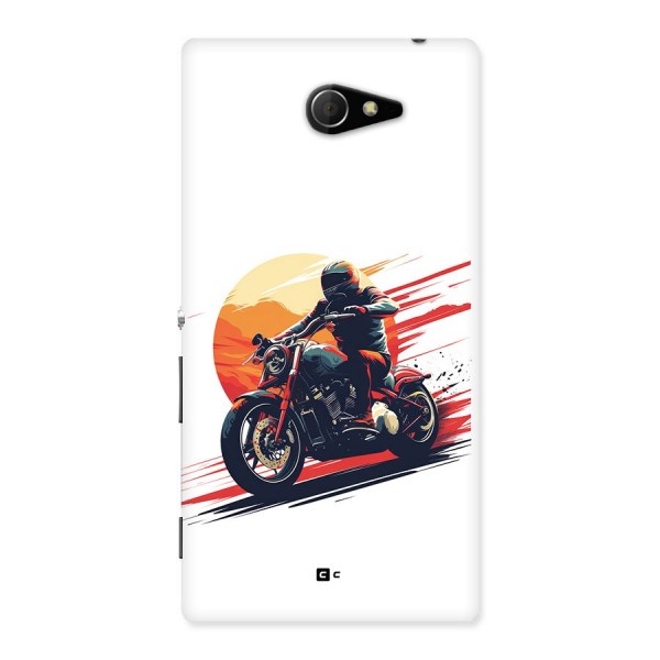 Retro Biker Back Case for Xperia M2