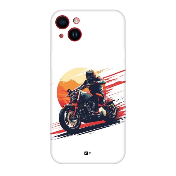 Retro Biker Back Case for iPhone 14 Plus