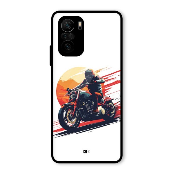 Retro Biker Glass Back Case for Mi 11x