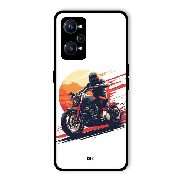 Retro Biker Glass Back Case for Realme GT Neo2