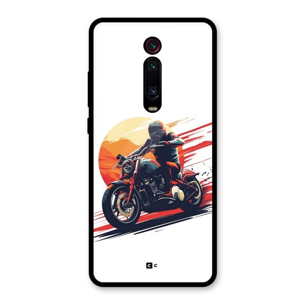 Retro Biker Glass Back Case for Redmi K20