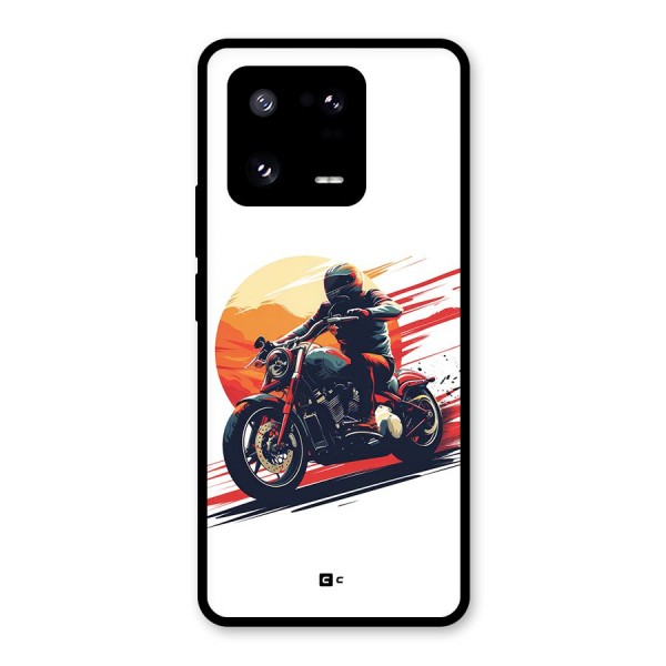 Retro Biker Glass Back Case for Xiaomi 13 Pro